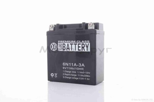 Аккумулятор GEL  6V 11A  120-60-130mm  6N11A-3A  "VLAND"  ЯВА 6V  2025 — изображение 2