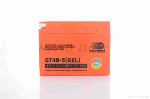 Аккумулятор GEL  12V 2.3A  Suzuki/Yamaha  115-40-90mm  GT4B-5  "OUTDO"  2025