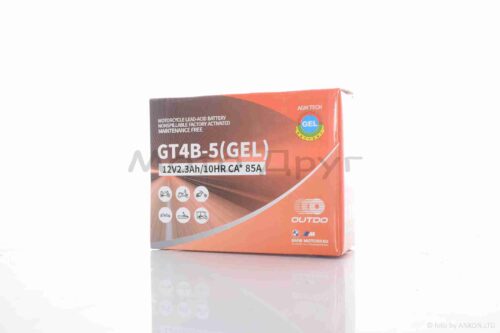 Аккумулятор GEL  12V 2.3A  Suzuki/Yamaha  115-40-90mm  GT4B-5  "OUTDO"  2025 — изображение 5