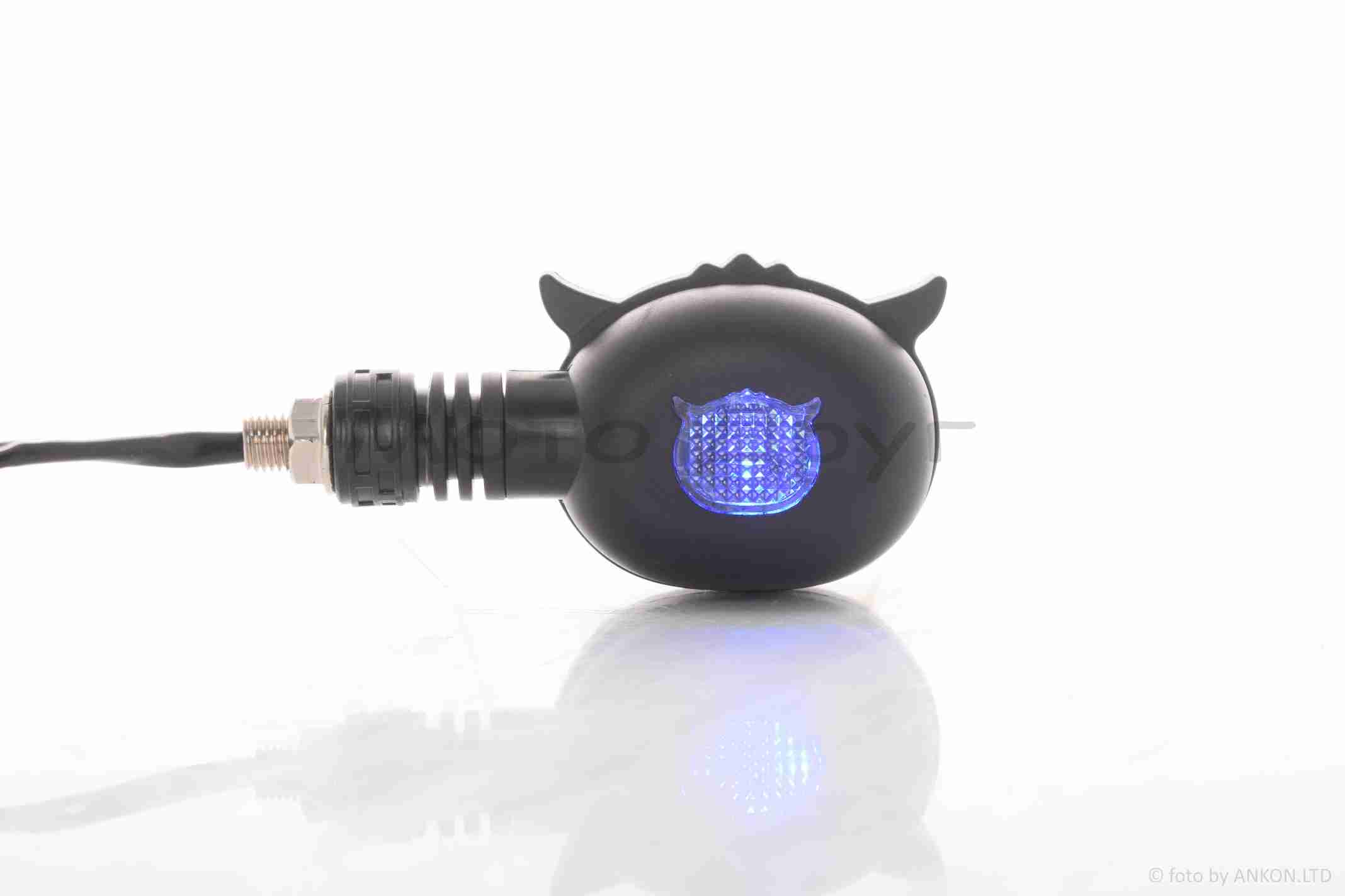 Повороты диодные пара филин, гибкая ножка (красные) - Зображення 4