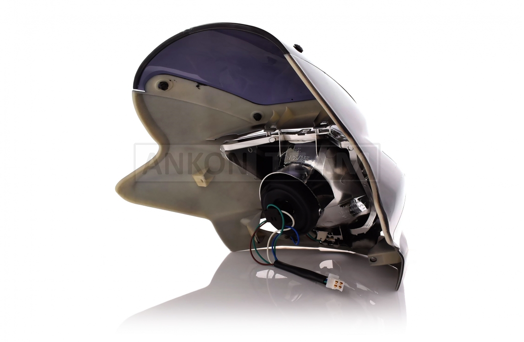 Обтекатель ZS125/150 +фара, крепеж (черный) — изображение 2