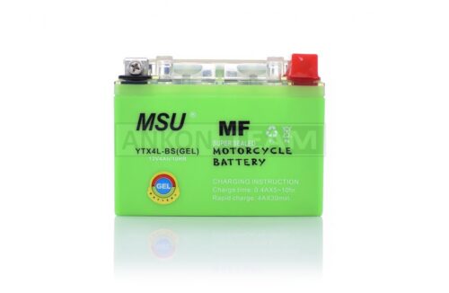 Аккумулятор  GEL  12V 4A  113-70-85mm  UTX4L-BS (YTX4L-BS)  "MSU"  (2025) — изображение 2