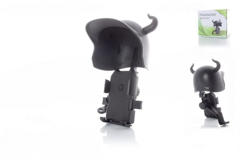 Держатель для телефона крепление под зеркало #HELMET “” (черный)