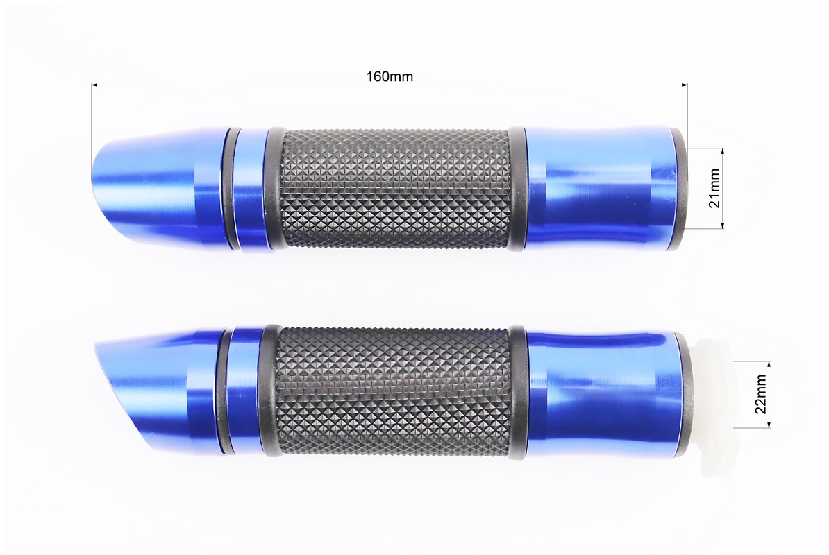 Рукоятка керма лів./пр. к-кт "МЕТАЛ" СИНІЙ - Зображення 2