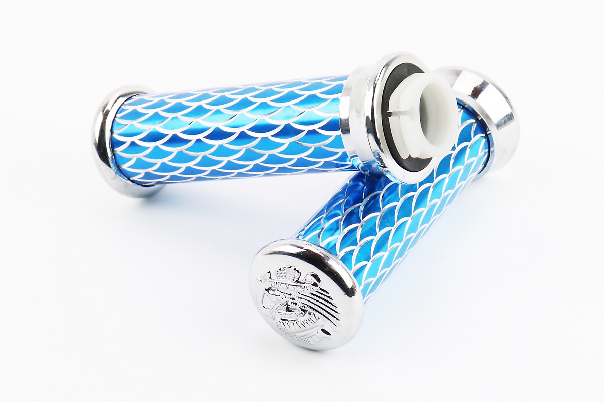 Рукоятка руля лев./пр. к-кт "ЧЕШУЯ", синие