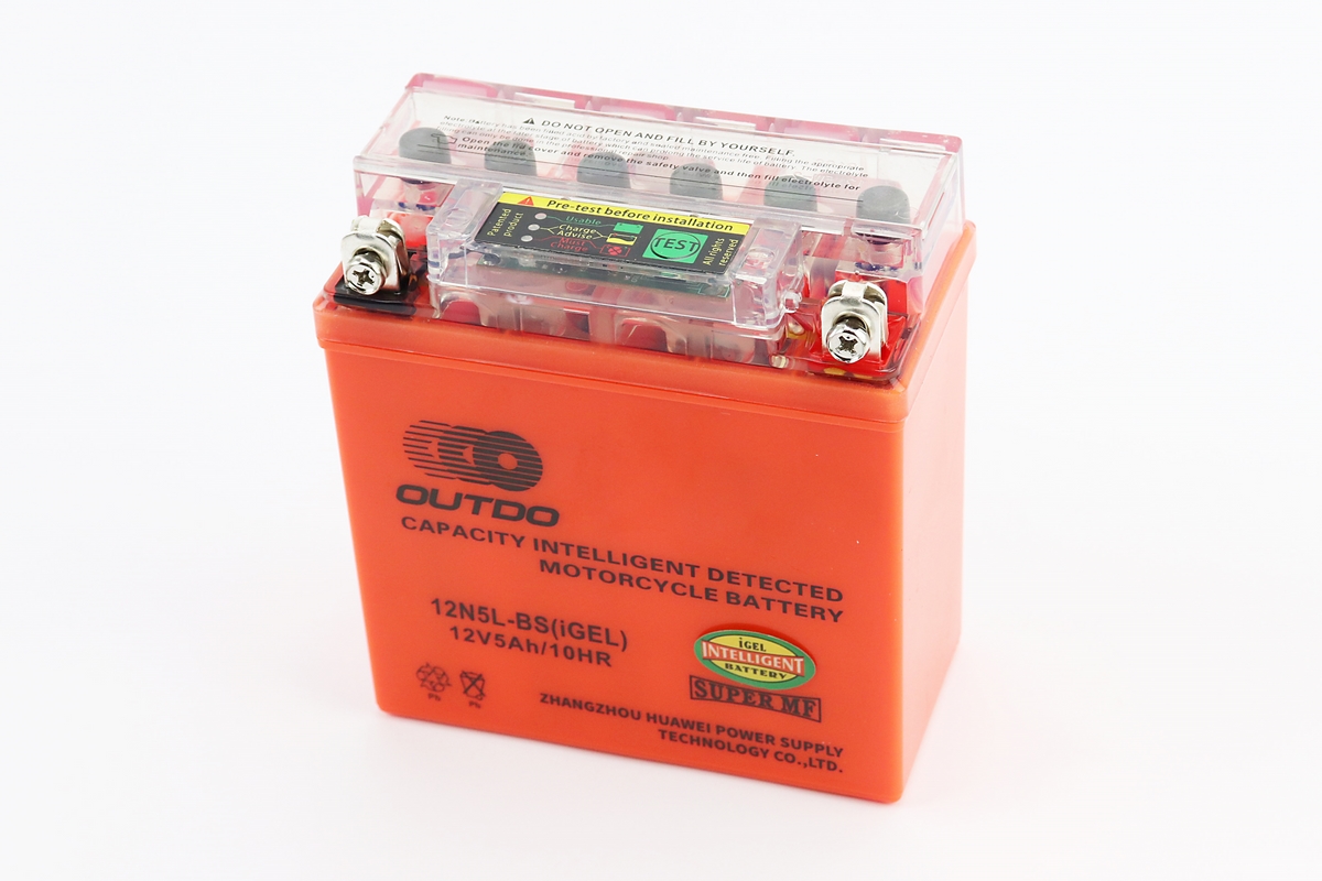 Аккумулятор 12V5Ah 12N5L-BS GEL (L120*W60*H130mm) "Active", с ИНДИКАТОРОМ