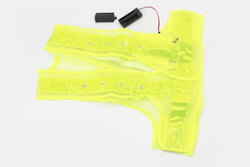 Жилет безпеки світловідбиваюча сітка LED, L (54*52см) - Зображення 2