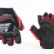Перчатки мотоциклетные без пальцев L-Чёрно-Красные, тип 2