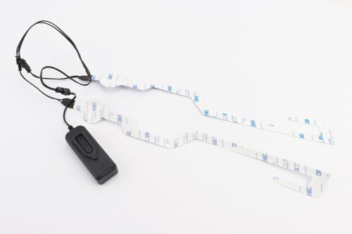 Подсветка LED на мото шлем, 3 режима, синяя (без батареек) — изображение 2
