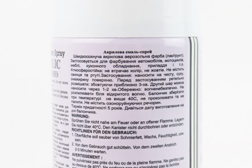 Фарба акрилова №302 "БЕЖEВИЙ", Аерозоль 400ml - Зображення 3