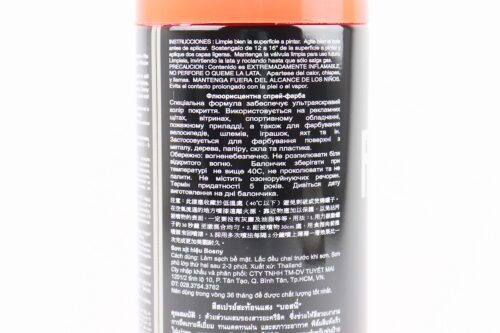 Краска акриловая №1001 "КРАСНЫЙ ФЛУОРЕСЦЕНТНЫЙ", Аэрозоль 400ml — изображение 3