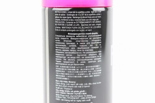 Краска акриловая №1002 "РОЗОВЫЙ ФЛУОРЕСЦЕНТНЫЙ", Аэрозоль 400ml — изображение 3