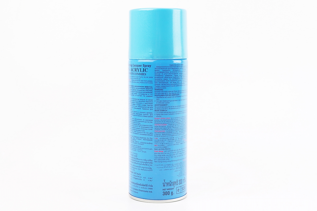 Краска акриловая №2511 "ГОЛУБАЯ ЛАГУНА МЕТАЛЛИК", Аэрозоль 400ml — изображение 2