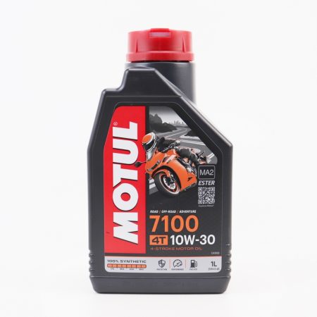 Масло 4T 10W-30 - синтетическое мотоциклетное "7100 SYNTHETIC 100%", 1L