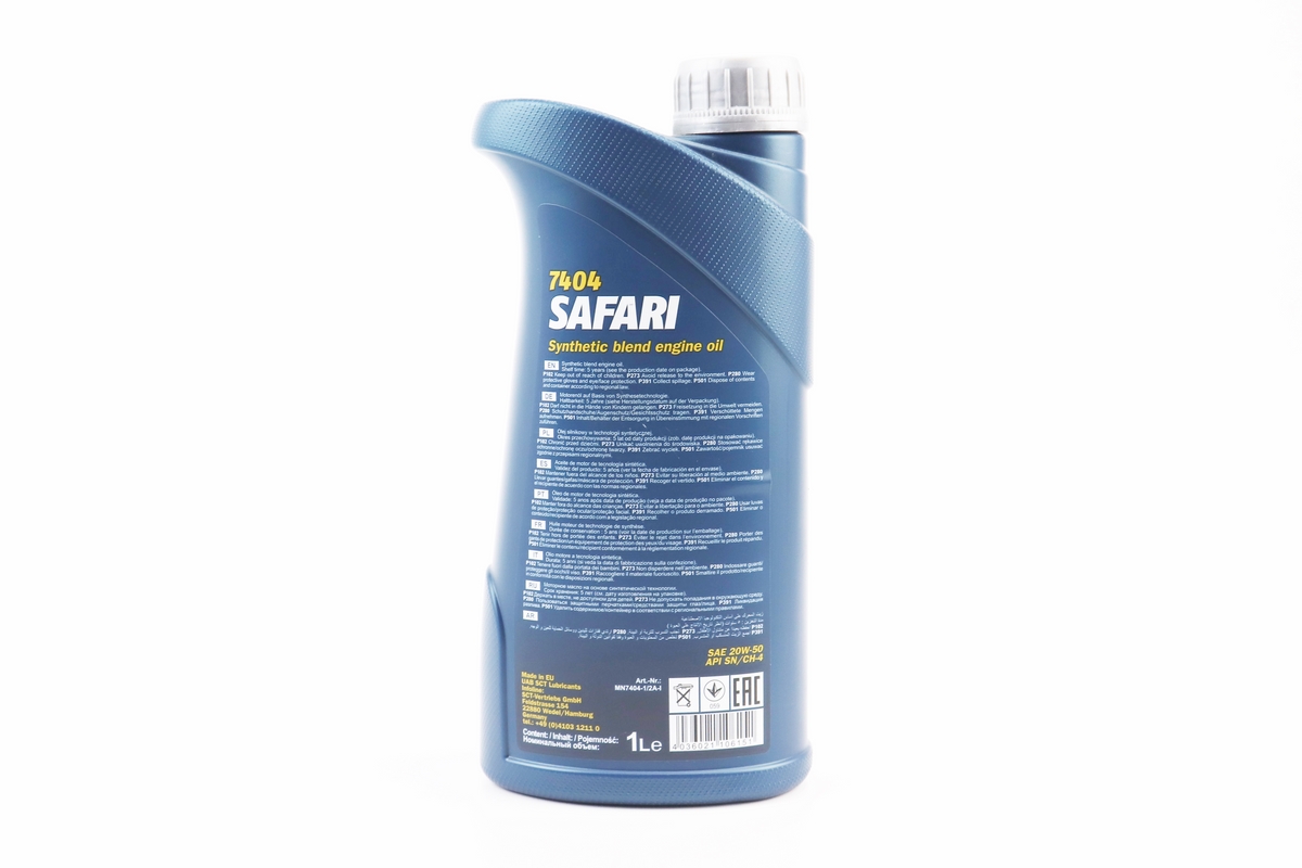 Олива 4T 20W-50 - мінеральна універсальна "Safari", 1L - Зображення 2