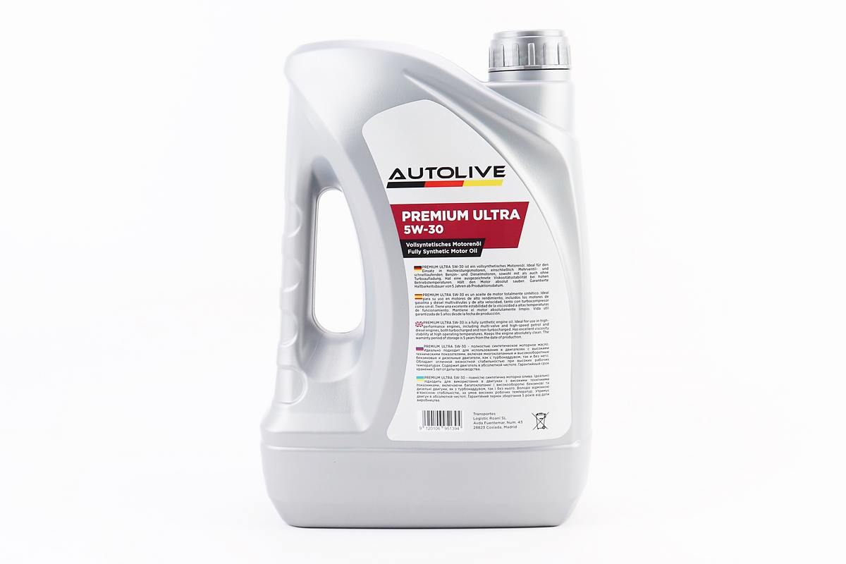 Олива 4T 5W-30 - синтетична універсальна "Full Syntetic C3-SN/CF", 5L - Зображення 2