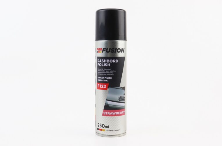 Поліроль для пластика з ароматизатором (полуниця) “DASHBOARD POLISH”, Аерозоль 250ml