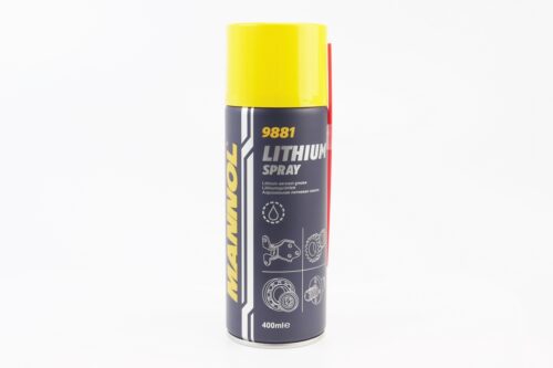 Мастило багатофункціональне літієве "Lithium spray", Аерозоль 400ml