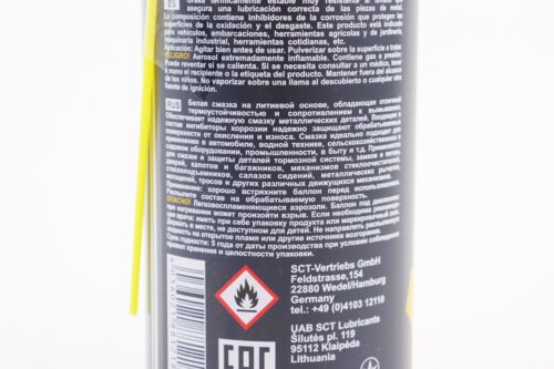 Мастило багатофункціональне літієве "WHITE GREASE", Аерозоль 450ml - Зображення 3