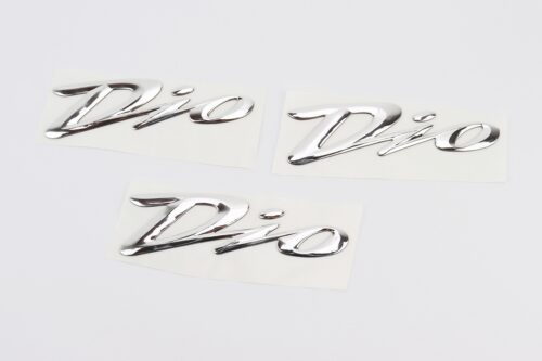 Наклейка шильдик "DIO" 3шт 15,5 * 4,5