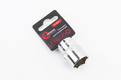 Головка торцева 6-гранна 1/2" 21х38мм CrV ET-0021
