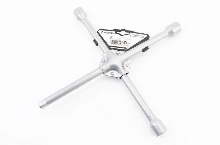 Ключ балонний хрестовий посилений 17х19х21х1/2″ 350х16мм HT-1604