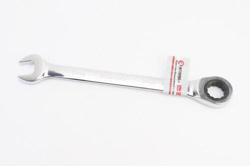 Ключ комбинированный с трещеткой 24мм CrV, PROF DIN3113 XT-1364