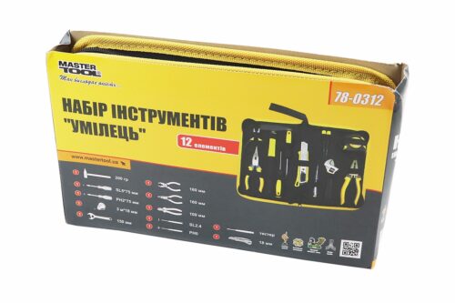 Набір інструментів 12 предметів "Умілець" 78-0312 - Зображення 2