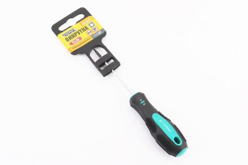 Викрутка магнітна TORX T 7x75мм ручка з TPR покриттям 49-0077