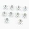 Гайка М8x1,25 корончаста 8 цб DIN935, к-кт 10шт