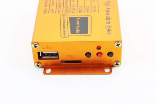 АУДІО-блок (МРЗ-USB / SD, пультДУ, сигналізація) + колонки 2шт (прозорі) - Зображення 2