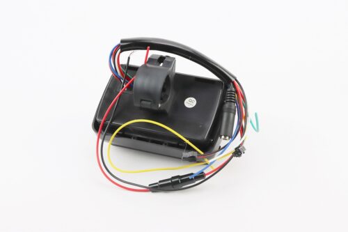 АУДИО-блок с ЖК дисплеем (МРЗ-USB/SD, FM, пультДУ, сигнализация)  + колонки 2шт (хром.) — изображение 2