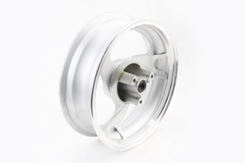 Диск передний литой MT3,50x12 d12mm (диск торм. 3 болта) "3 луча" серый — изображение 2