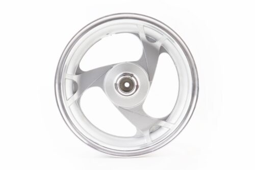 Диск передний литой MT3,50x12 d12mm (диск торм. 3 болта) "3 луча" серый — изображение 3