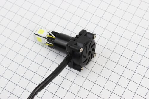 Лампа фари діодний LED-5 SUPER універсальна (к-кт різних кріплень), з стабілізатором + стробоскоп - Зображення 3
