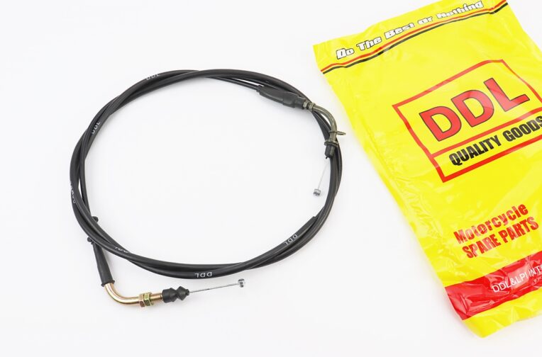 Трос газу 4Т-50cc (кріплення верхнє з шайбою) (трос 213см; кожух 202см)