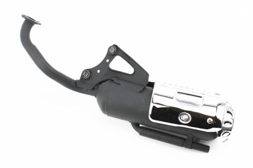Глушник Honda DIO ZX AF34 / 35, LEAD AF-48, ХРОМ - Зображення 3