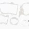 Прокладки двигуна Honda TACT/AF16 50cc-41мм, к-кт 7 деталей