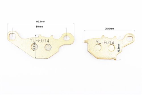 Гальмівні колодки (дискові) Suzuki AD100 / RM 80 / RM 85 / DR-Z 125; KAWASAKI KLX 125L / KMX 125 к-кт жовті - Зображення 2