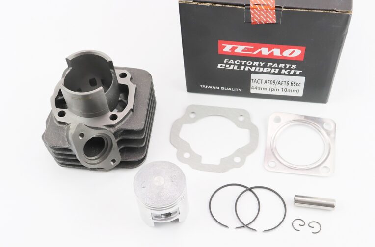 Цилиндр к-кт (цпг) Honda TACT AF09/AF16 65cc-44мм (палец 10мм, крепление глушителя 54мм), Тайвань