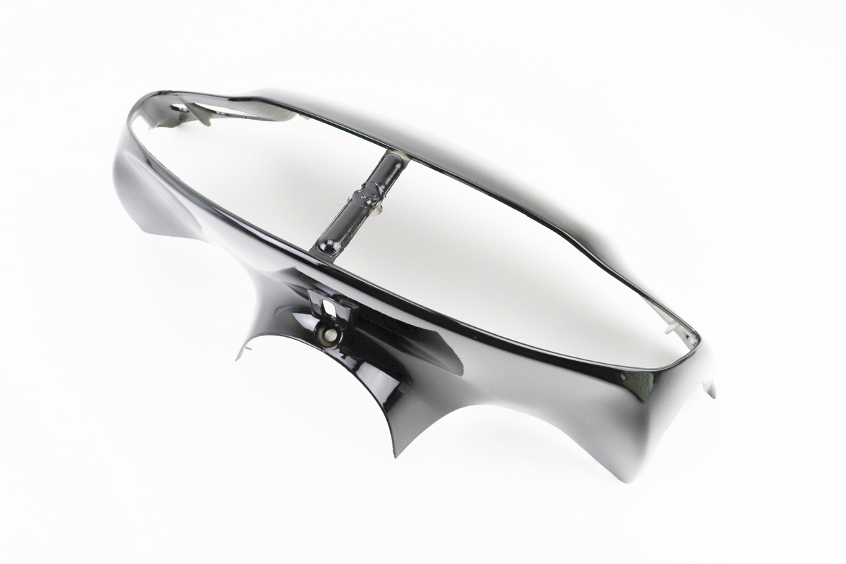 Honda DIO AF-35 пластик - руля передний "голова", ЧЕРНЫЙ (возможны незначительные дефекты покраски)