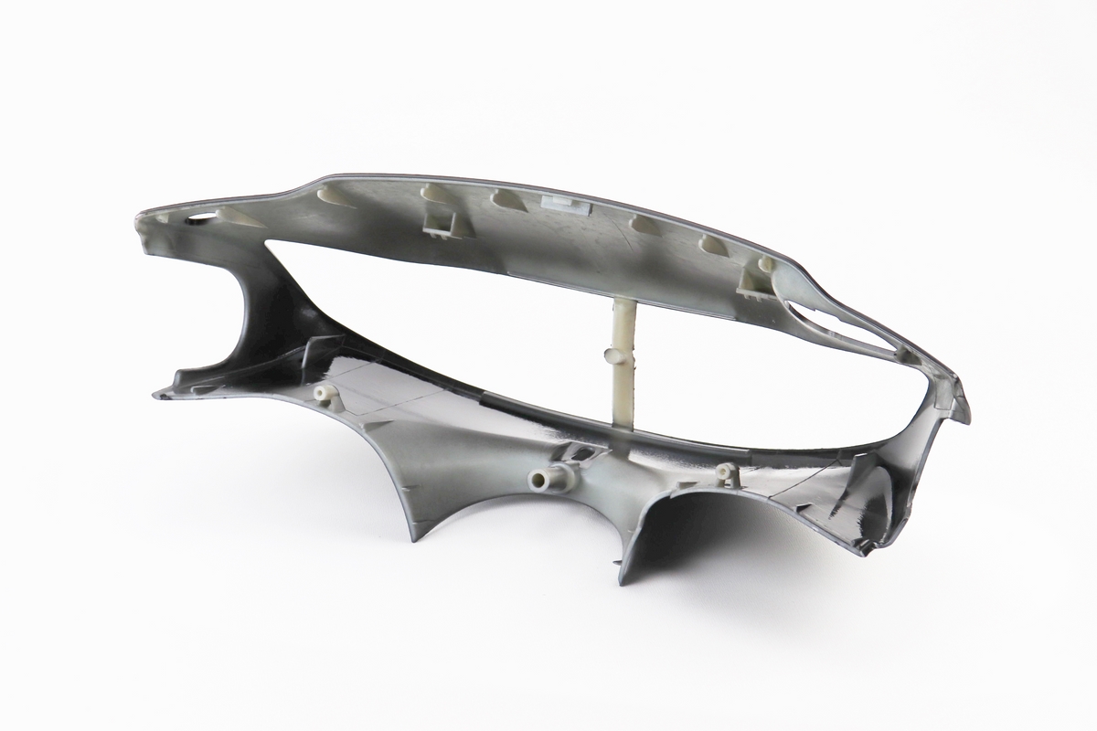 Honda DIO AF-35 пластик - руля передний "голова", ЧЕРНЫЙ (возможны незначительные дефекты покраски) — изображение 3