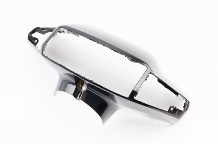 Suzuki ADDRESS V пластик – руля передний “голова” (под бараб. тормоз), ЧЁРНЫЙ