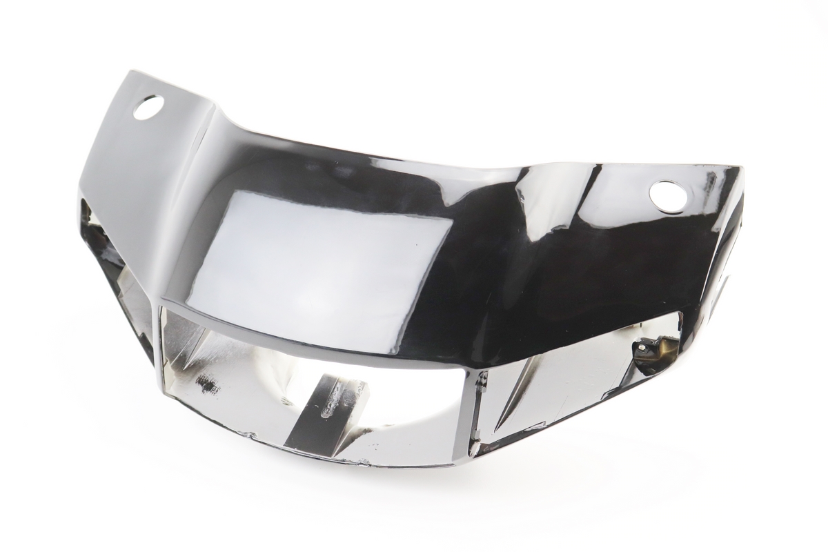 Suzuki ADDRESS V пластик - руля передний "голова" (под бараб. тормоз), ЧЁРНЫЙ — изображение 2