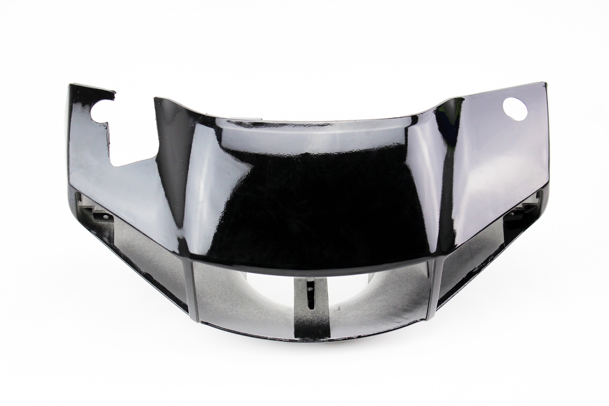 Suzuki ADDRESS V пластик - руля передний "голова" (под диск. тормоз), ЧЕРНЫЙ — изображение 2