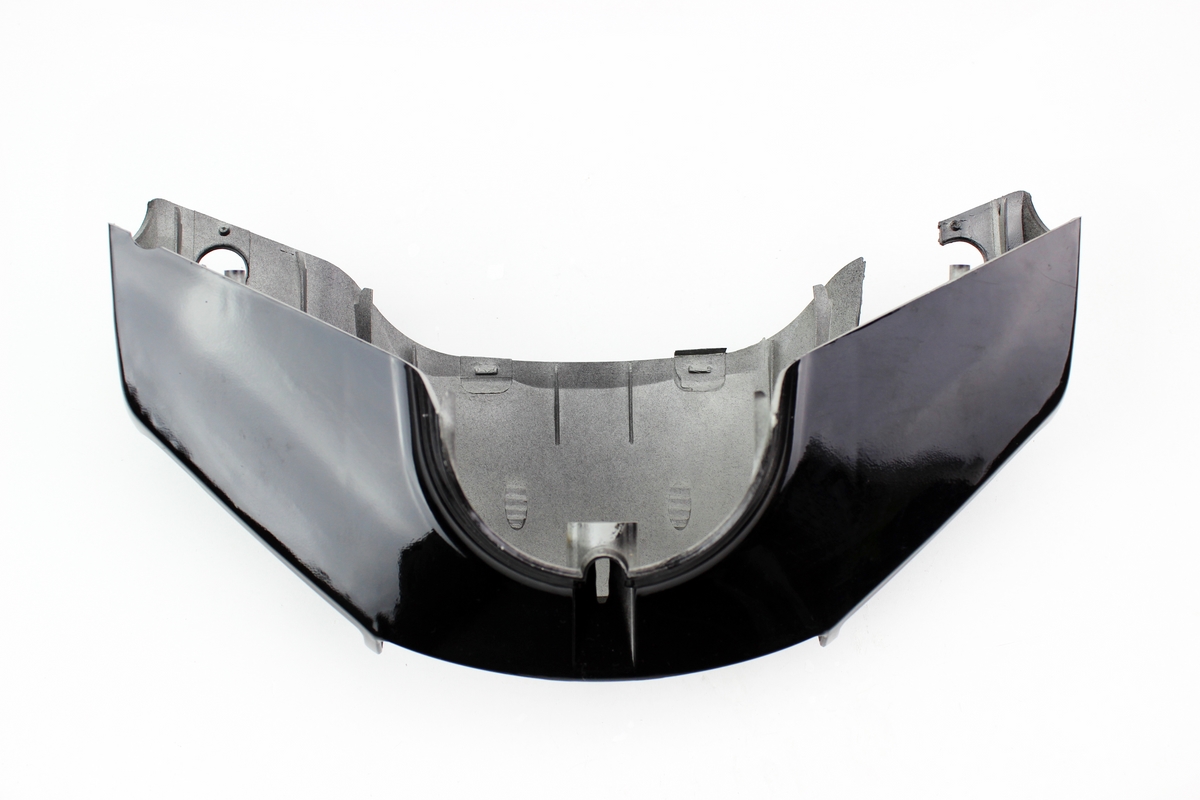 Suzuki ADDRESS V пластик - руля передний "голова" (под диск. тормоз), ЧЕРНЫЙ — изображение 4