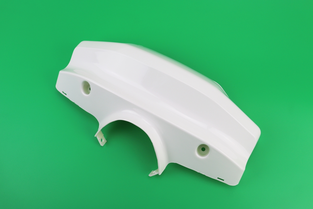 Yamaha GEAR пластик - керма передній "голова", БІЛИЙ