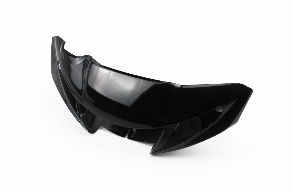 Yamaha JOG NEXT ZONE пластик - руля передний "голова" (под диск. тормоз), ЧЁРНЫЙ — изображение 3