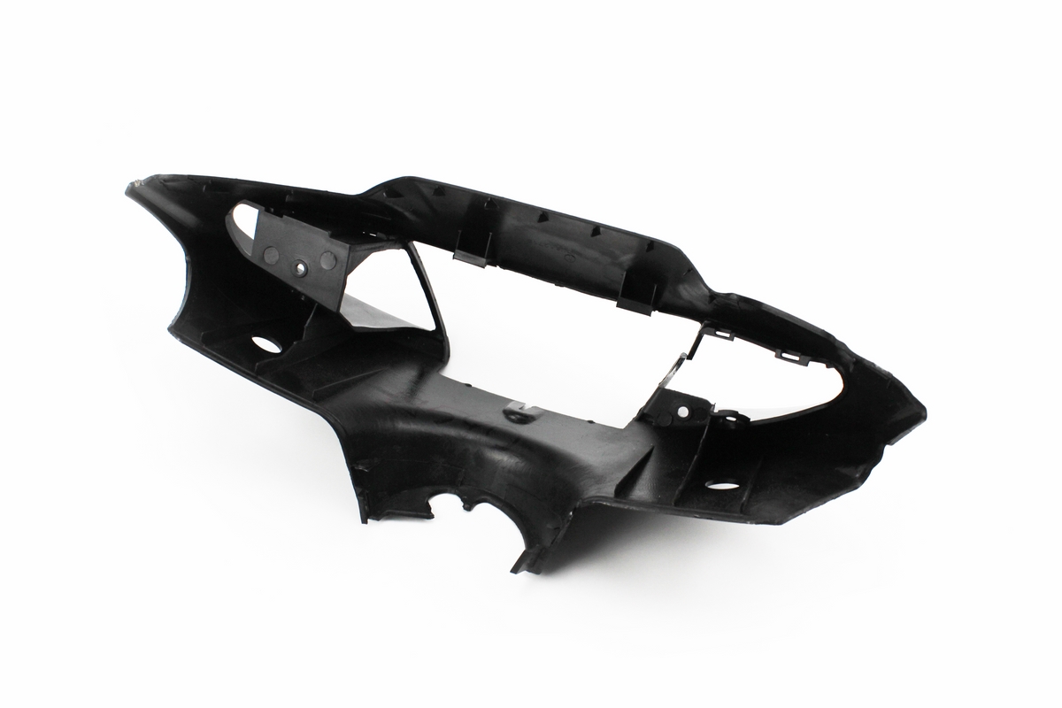 Yamaha JOG NEXT ZONE пластик - руля передний "голова" (под диск. тормоз), ЧЁРНЫЙ — изображение 4