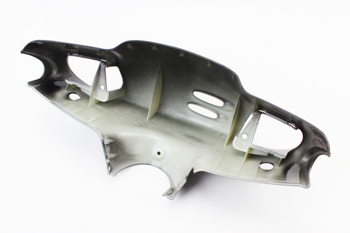 Yamaha JOG POCHE SA08 пластик - керма передній "голова", ЧОРНИЙ - Зображення 2